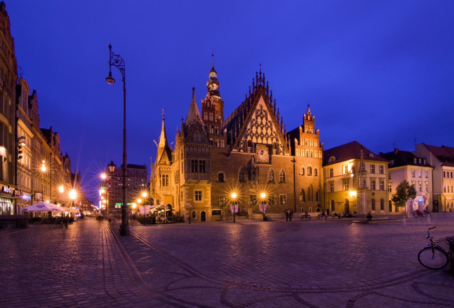 Wrocławski Rynek nocą
